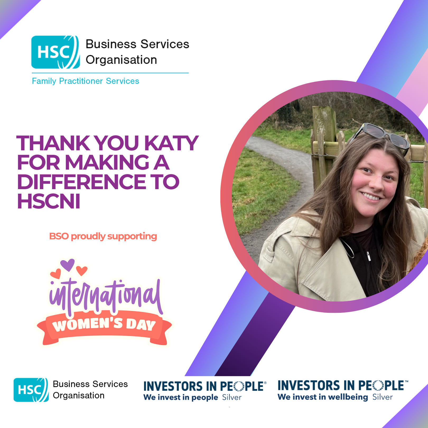 Katy Nicholson – Professional Support Team Manager here within the BSO Family Practitioner Services.