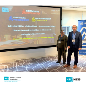 Eilish Meehan and Dermot Boyle at the European Master Data Management Conference