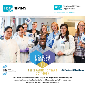 Poster celebrating Biomedical Science Day 2026 – 4 June 2026
