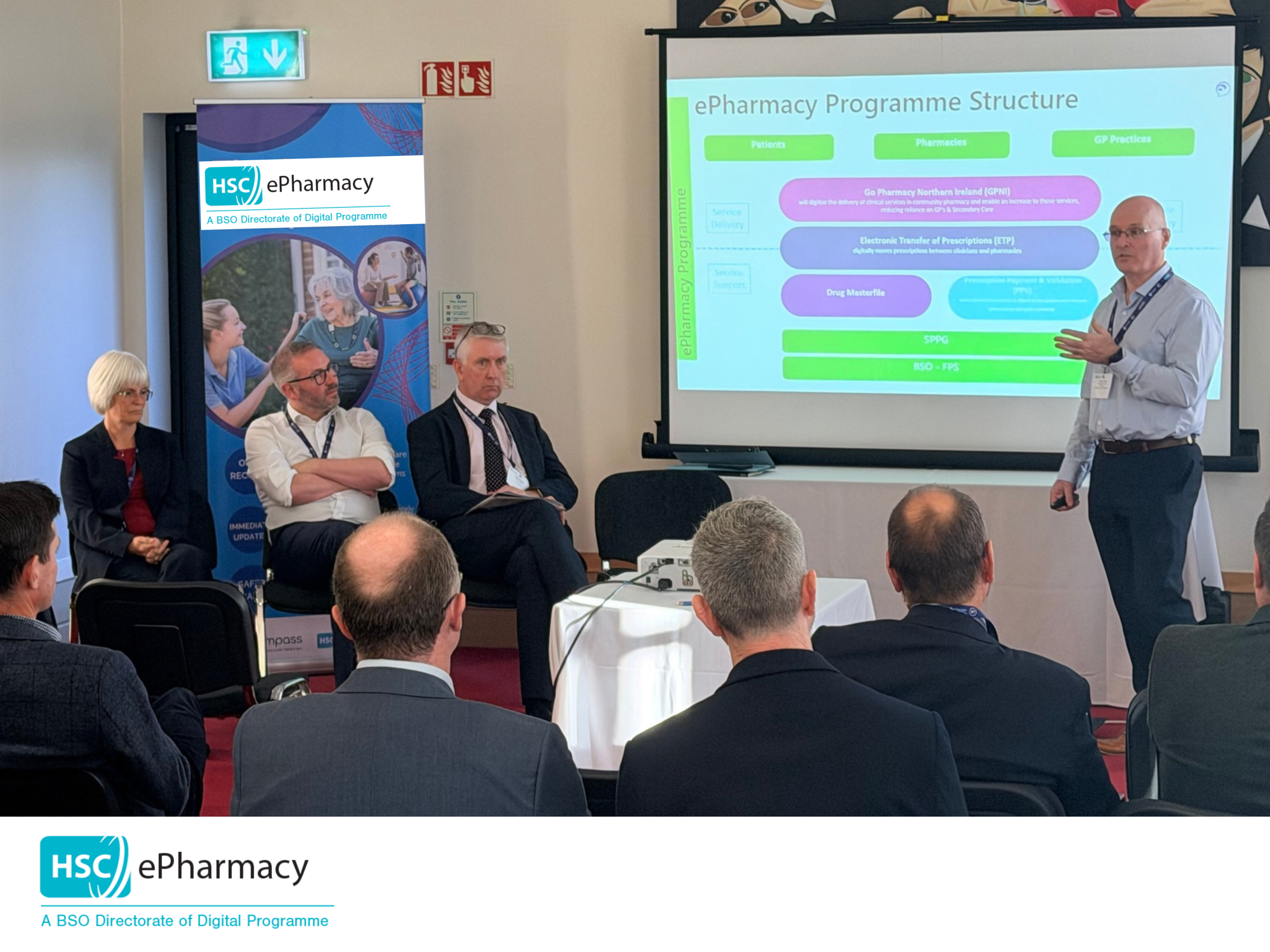 Padraic Tunney (Presenter), ePharmacy Programme Manager, opened the session with an overview of the overall ePharmacy Programme at the 2026 NICON Conference 